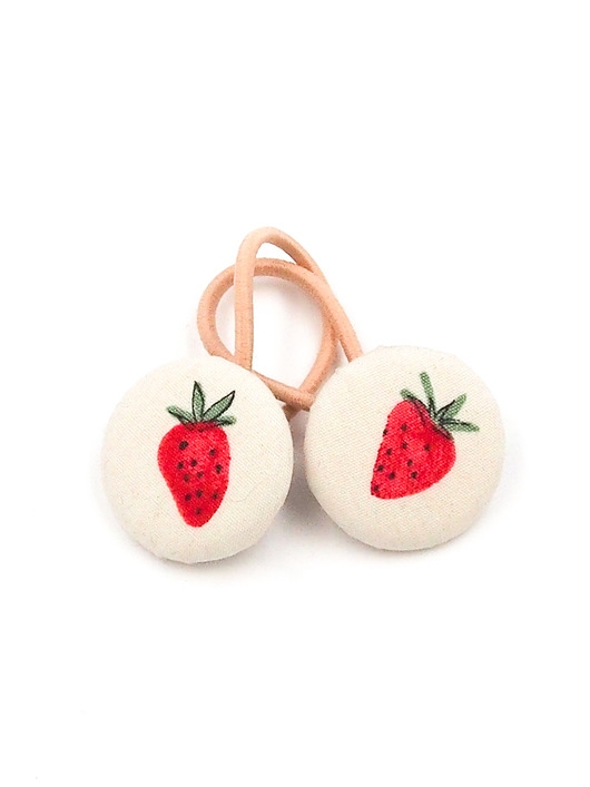 Image of Pakamera Gumeczki do włosów truskawki Strawberry