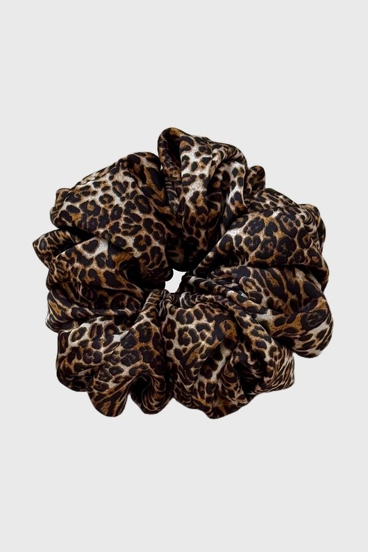 Image of Pakamera Gumka do włosów panterka Scrunchie Maxi Georgina