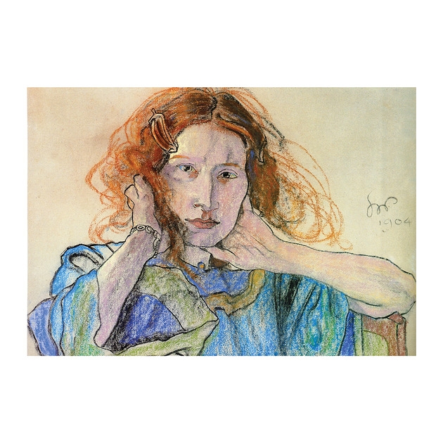 Image of Pakamera Kartka Premium - Stanisław Wyspiański Portret Ireny Solskiej