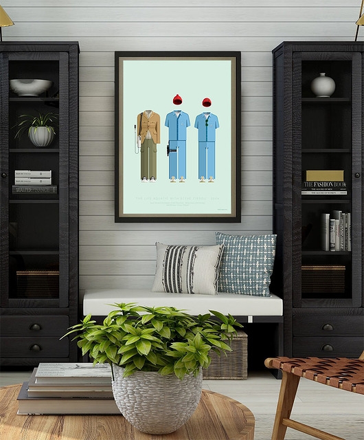 Image of Pakamera Life Aquatic - Wes Anderson - plakat 50x70 cm