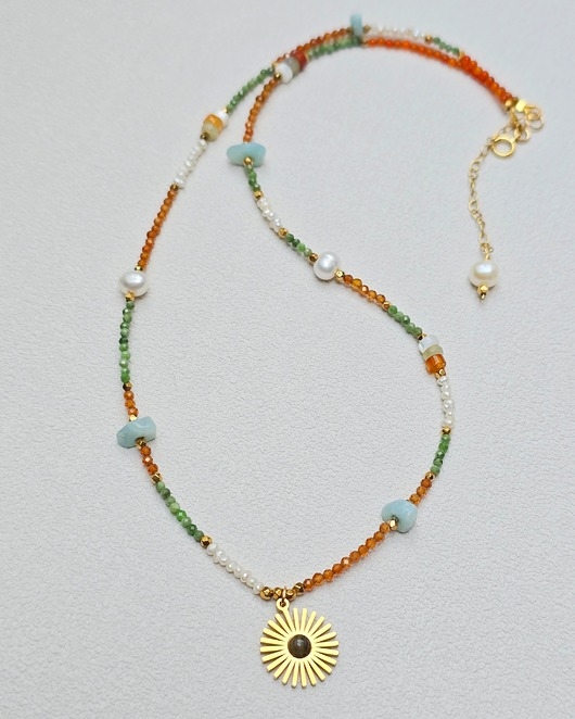 Image of Pakamera Delikatny Naszyjnik Boho