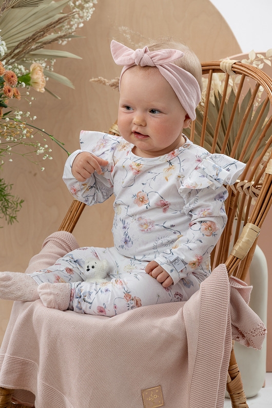 Image of Pakamera Body niemowlęce CAMILLA organic z długim rękawem garden