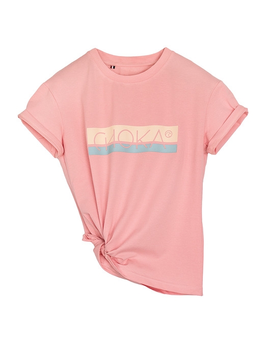 Image of Pakamera T-shirt BEACHIN' coral