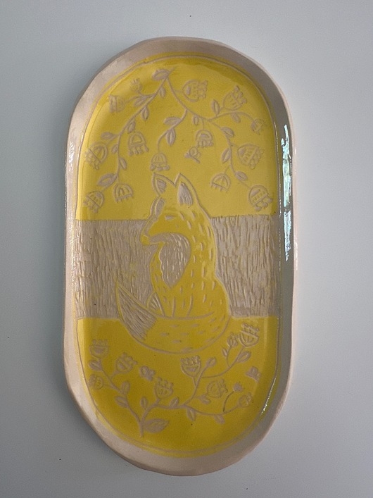 Image of Pakamera Talerz owalny, patera w lisa