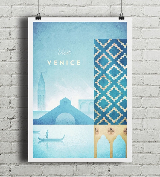 Image of Pakamera Wenecja - vintage plakat