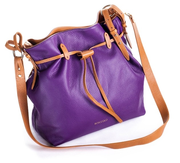 Image of Pakamera Torba skórzana Shopper - Worek Ściągany (7002)