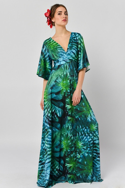 Image of Pakamera Tropikalna Magdalena - sukienka maxi