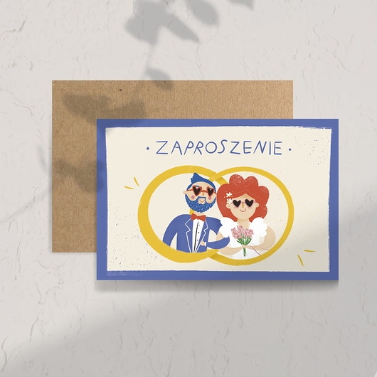 Image of Zaproszenie na ślub z Młodą Parą