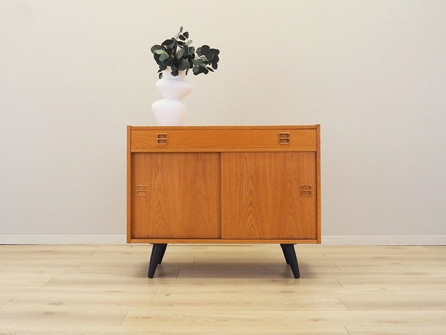 Image of Pakamera Szafka jesionowa, duński design, lata 60, produkcja: Dania