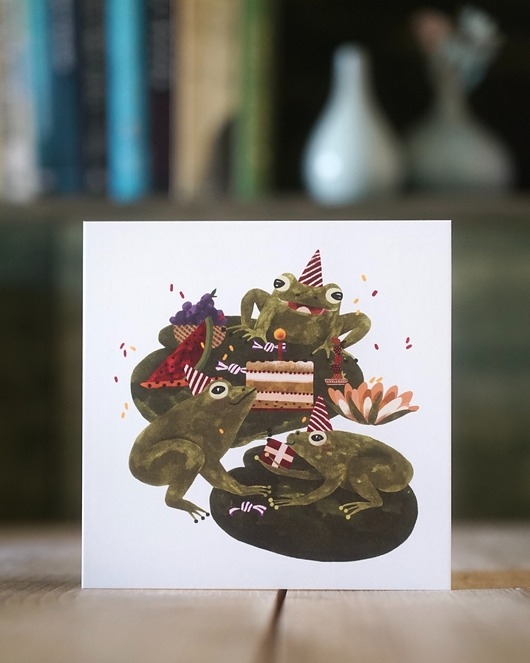 Image of Pakamera Czas na żabawę - kartka urodzinowa
