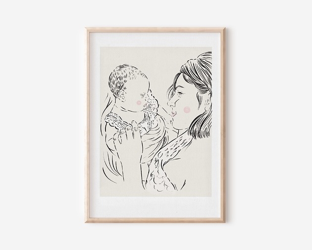 Image of Pakamera PORTRET RODZINNY - plakat personalizowany