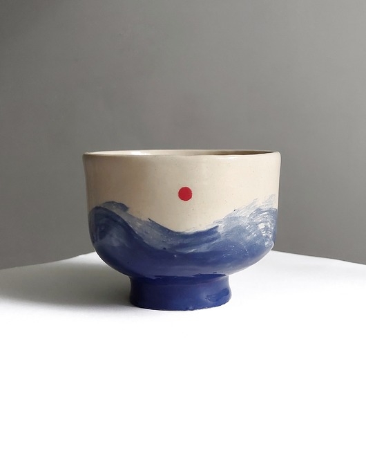 Image of Pakamera Chawan miseczka do Matchy Morze 200 ml