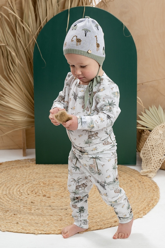 Image of Pakamera Legginsy niemowlęce TORGER organic oasis