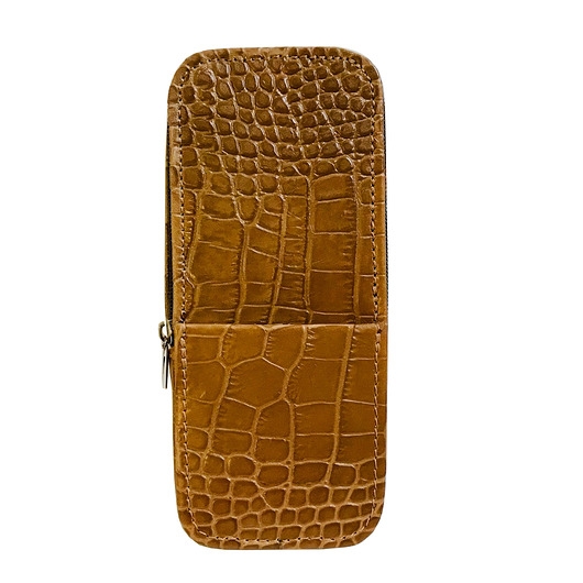 Image of Pakamera Etui na 3 pióra długopisy beż krok