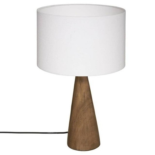 Image of Pakamera Lampa stołowa z drewna mango 28x46 cm Aina