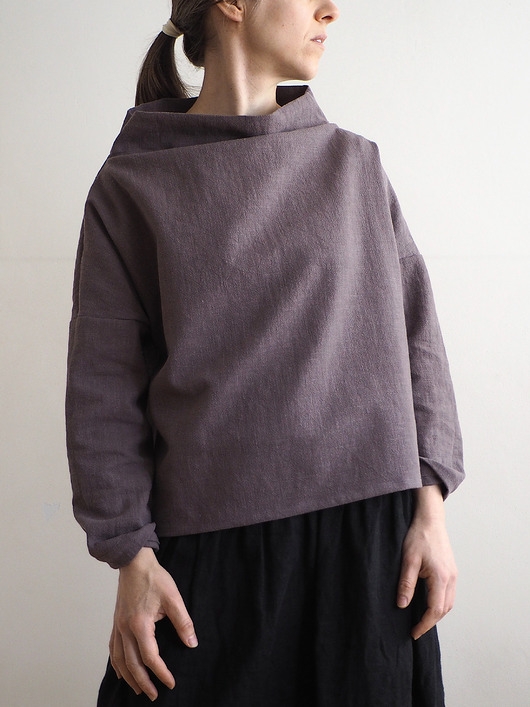 Image of Pakamera Bluza Len 100% SEAmokka