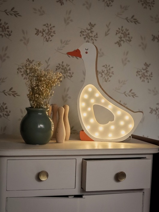 Image of Pakamera Drewniana lampka Gąska