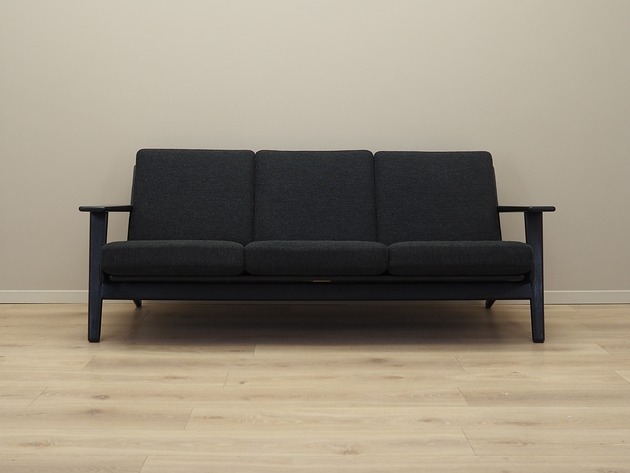 Image of Sofa dębowa, duński design, lata 60, Hans. J. Wegner, Getama