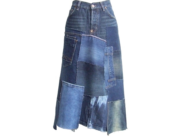 Image of Długa spódnica jeans AP002
