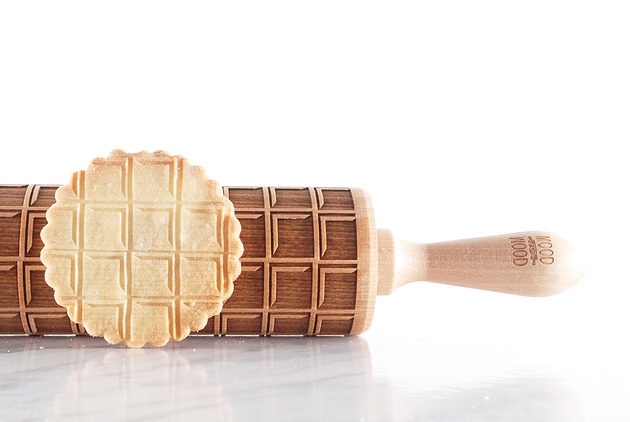 Image of Pakamera CHOCOLATE BAR - grawerowany wałek do ciasta