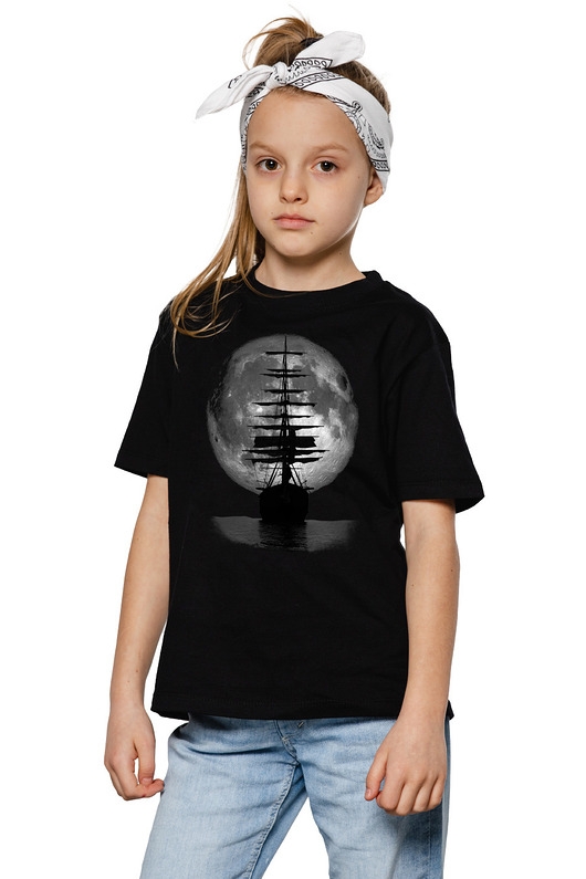 Image of Pakamera T-shirt dziecięcy UNDERWORLD Ship czarny