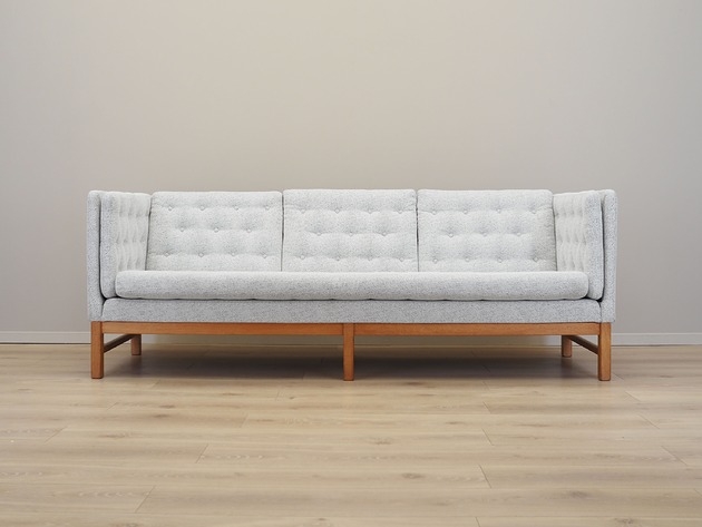 Image of Sofa dębowa, duński design, lata 70, produkcja: Erik J