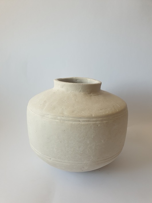 Image of Pakamera Wazon Charan kolekcja KREDA papier-mache 20/21 cm