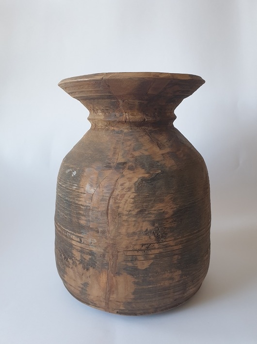 Image of Pakamera Wazon drewniany vintage 26/21 cm nr.05