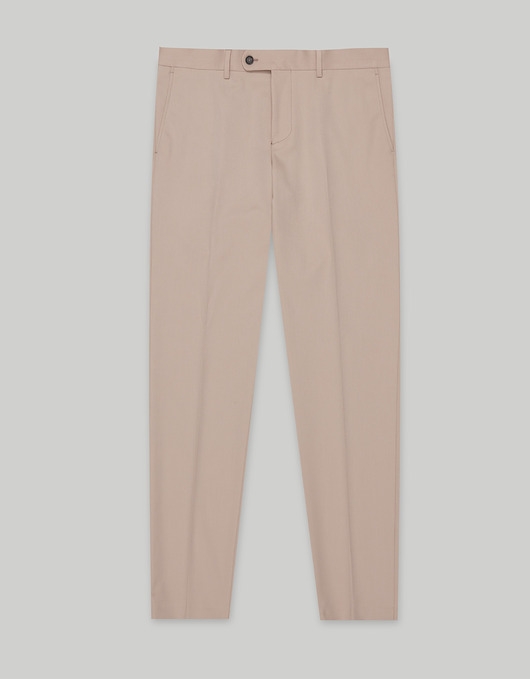 Image of Spodnie do zestawu lido beżowy slim fit spodnie lido beżowy
