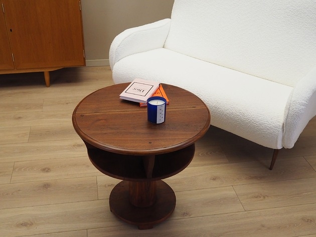 Image of Pakamera Stolik dębowy, włoski design, lata 60, produkcja: Włochy