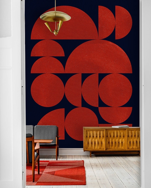 Image of Mid century geometric - tapeta