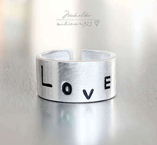 Image of Pakamera Pierścionek Makaliboo Love Ring