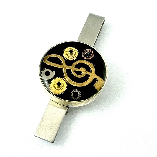 Image of Pakamera Spinka do Krawata - NUTKA (BLACK) (unikat)