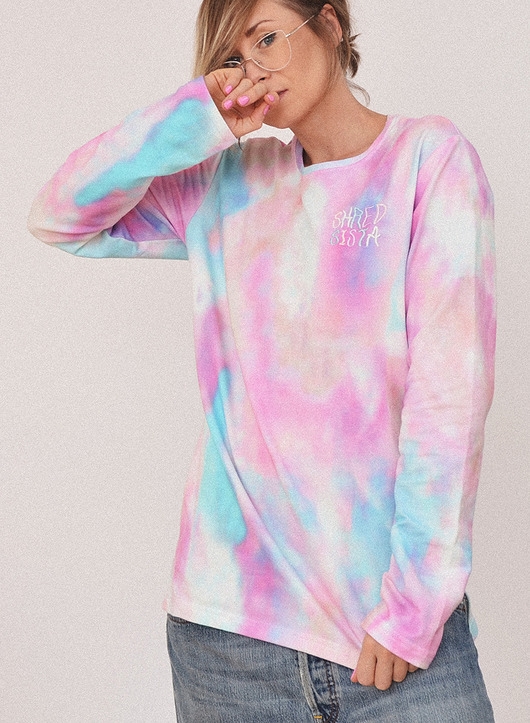 Image of Tie Dye Longsleeve Dye Shred Sista