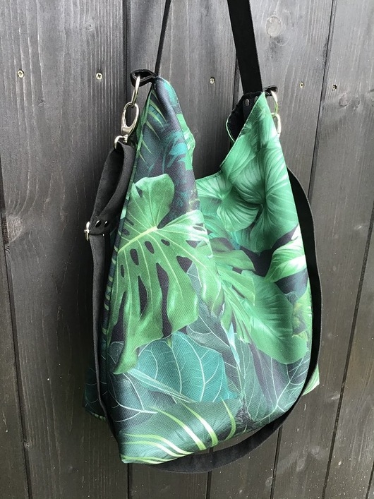 Image of Pakamera Torba hobo XXL - botanica