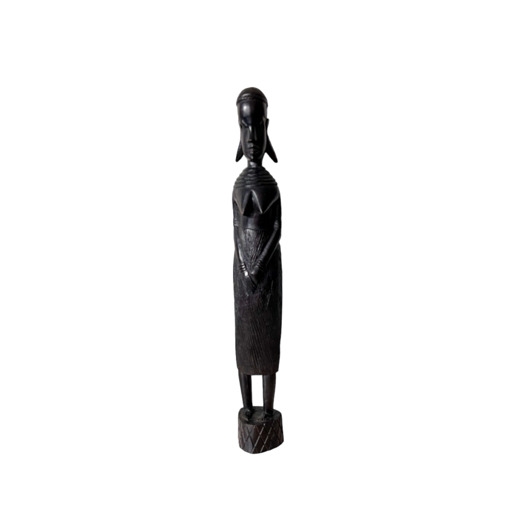 Image of Pakamera Smukła, drewniana figurka z Afryki