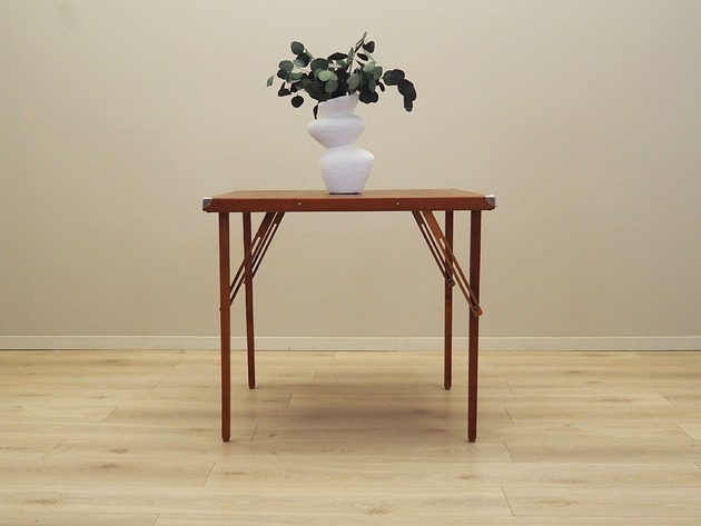 Image of Pakamera Stolik składany karciak, duński design, lata 70, produkcja: Dania