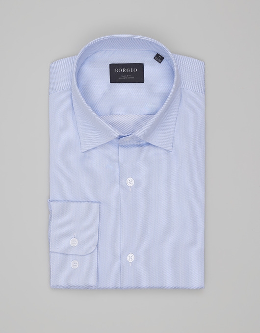 Image of Pakamera Koszula fabrizia 00529 długi rękaw błękit slim fit