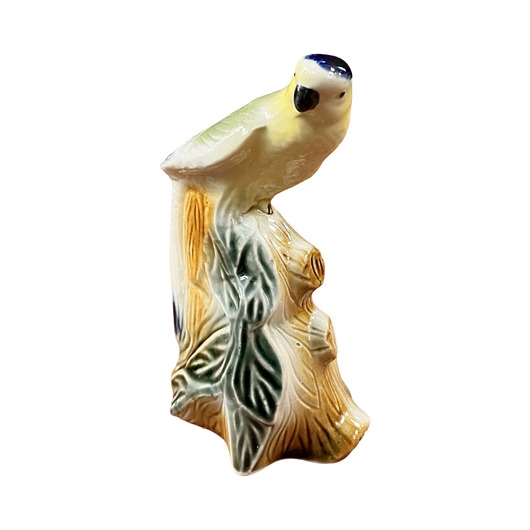 Image of Ceramiczna figurka papugi, Brazylia lata 80.