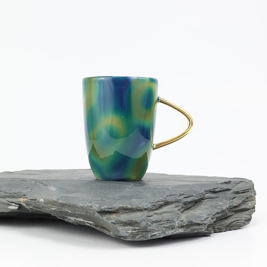 Image of Pakamera Kubeczek porcelanowy do kawy Aquarelle