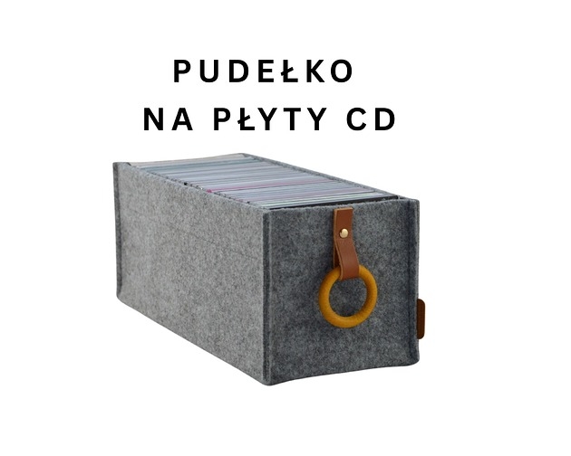 Image of Pakamera Pudełko na płyty CD - pojemnik szary