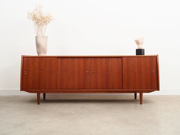 Image of Sideboard tekowy, duński design, lata 70, Aerthoj Jensen &amp; Molholm Herning