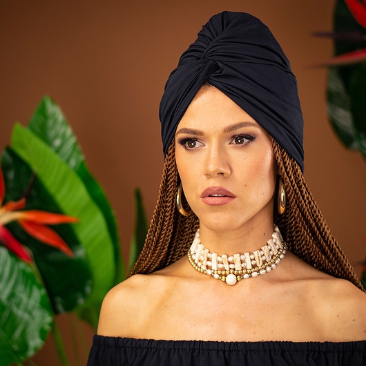 Image of Pakamera Turban - Czarny