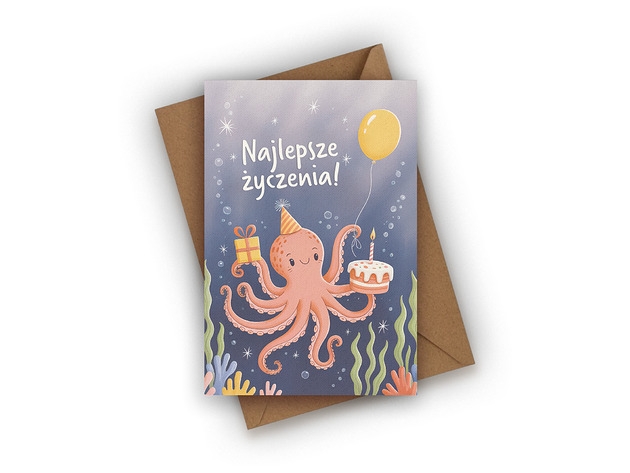Image of Pakamera Kartka urodzinowa dla dziecka- Najlepsze życzenia!