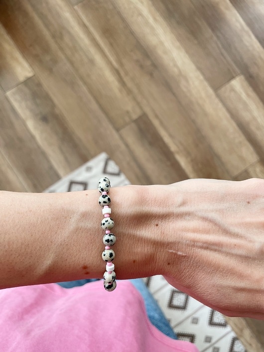 Image of Pakamera Bransoletka na gumce BALI PINK