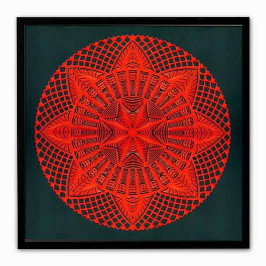 Image of Pakamera RED shadow dreams (Kurpie art-cut-out)