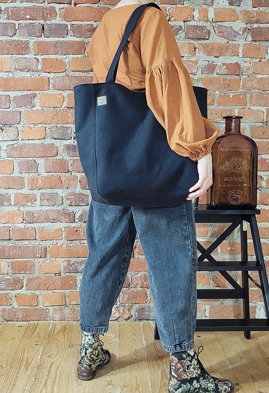 Image of Pakamera Lazy bag Bukka czarna nubuk wodoodporna