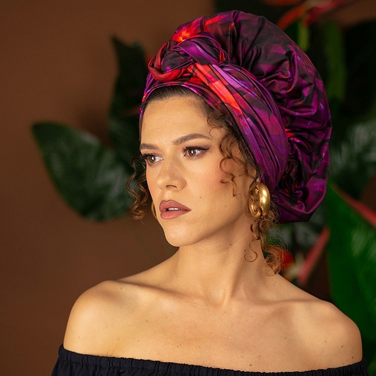 Image of Pakamera Czepek ochronny - czapka - turban - Hot Tropical