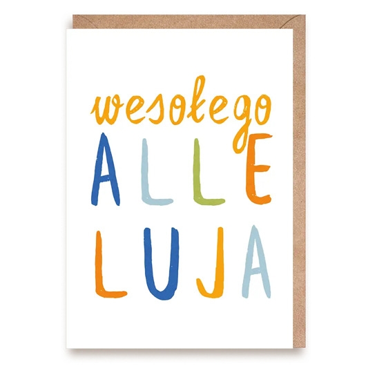 Image of Pakamera Wesołego Alleluja - Kartka Wielkanocna A6 z Kopertą