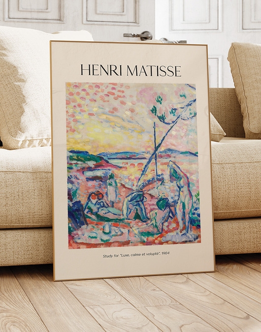 Image of Plakat Reprodukcja Henri Matisse - Study for Luxe, calme et volupte